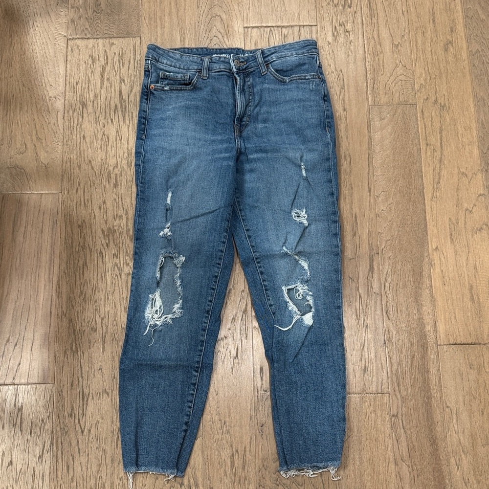Old Navy High-Waisted OG Straight Ankle Jeans Size Small